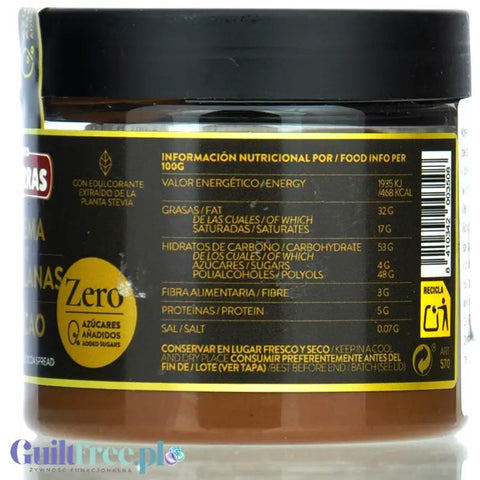 Torras Crema de Avellana y Cacao - krem czekoladowo-orzechowy bez cukru ze stewią by Torras (torras-krem-czekoladowo-orzechowy-ze-stewia)