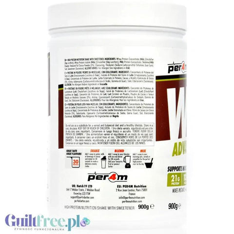 Per4M Whey Advanced Protein Dubai Chocolate 0,9kg - gęsta odżywka białkowa WPC, WPI & MPC o smaku Dubajaskiej Czekolada by per4m® (per4m-whey-advanced-protein-dubai-chocolate-09kg-gesta-odzywka-bialkowa-wpc-wpi-mpc-o-smaku-dubajaskiej-czekolada)