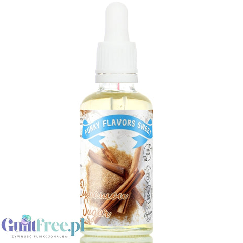 Funky Flavors Sweet Cinnamon Sugar - słodzony aromat cynamonowy bez cukru i bez tłuszczu by Funky Flavors (funky-flavors-sweet-cinnamon-sugar)
