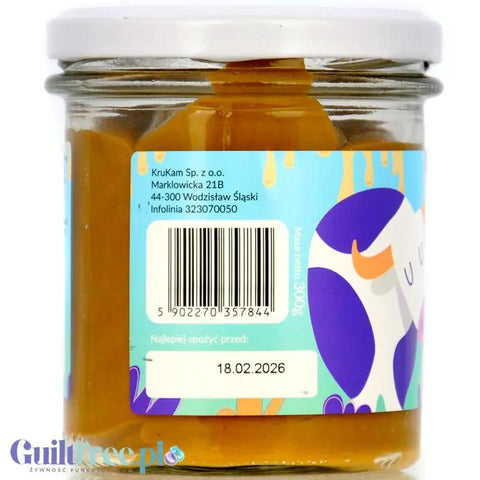 Krukam Czekokrówka Biała Czekolada - pasta arachidowa z białą czekoladą bez dodatku cukru by KruKam (krukam-czekokrowka-biala-czekolada-pasta-arachidowa-z-biala-czekolada-bez-dodatku-cukru)