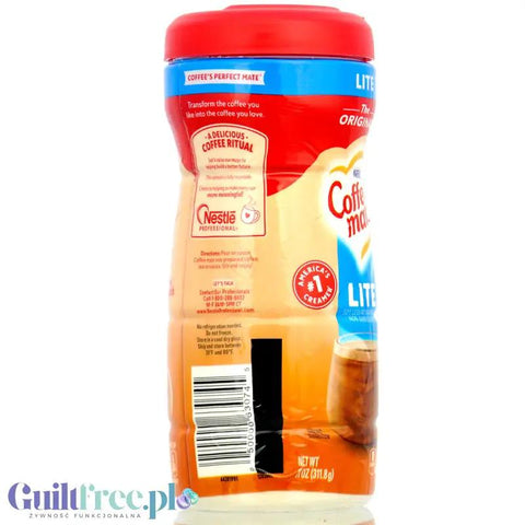 Nestlé Coffeemate Original Lite - kremowy zabielacz do kawy bez laktozy tylko 10kcal by Nestlé (nestle-coffeemate-original-lite-kremowy-zabielacz-do-kawy-bez-laktozy-tylko-10kcal)