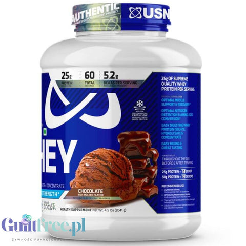 USN Blue Lab Whey Chocolate 2kg - odzywka białkowa WPI, WPC, WPH by USN (Ultimate Sports Nutrition) (usn-blue-lab-whey-chocolate-2kg-odzywka-bialkowa-wpi-wpc-wph)