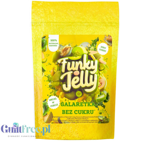 Funky Jelly Honey Melon & Green Apple x 3 porcje - galaretka bez cukru, smak Melon & Zielone Jabłuszko by Funky Flavors (funky-jelly-honey-melon-green-apple-x-3-porcje-galaretka-bez-cukru-smak-melon-zielone-jabluszko)