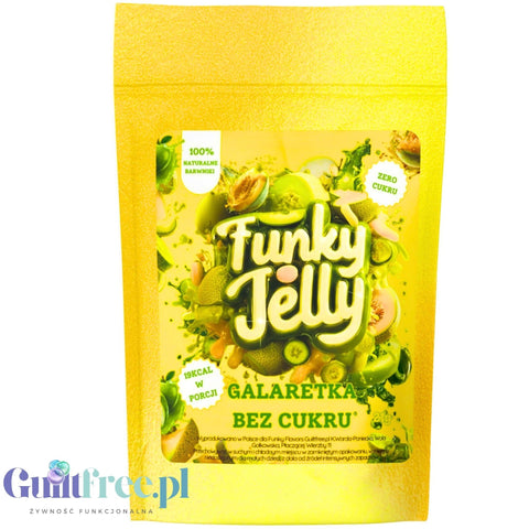 Funky Jelly Honey Melon & Green Apple x 3 porcje - galaretka bez cukru, smak Melon & Zielone Jabłuszko by Funky Flavors (funky-jelly-honey-melon-green-apple-x-3-porcje-galaretka-bez-cukru-smak-melon-zielone-jabluszko)