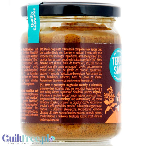 Terrasana Crunchy Almond Chai - Krem z prażonych migdałów crunchy z mieszanką przypraw chai by Terrasana (terrasana-crunchy-almond-chai-krem-z-prazonych-migdalow-crunchy-z-mieszanka-przypraw-chai)