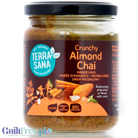 Terrasana Crunchy Almond Chai - Krem z prażonych migdałów crunchy z mieszanką przypraw chai by Terrasana (terrasana-crunchy-almond-chai-krem-z-prazonych-migdalow-crunchy-z-mieszanka-przypraw-chai)
