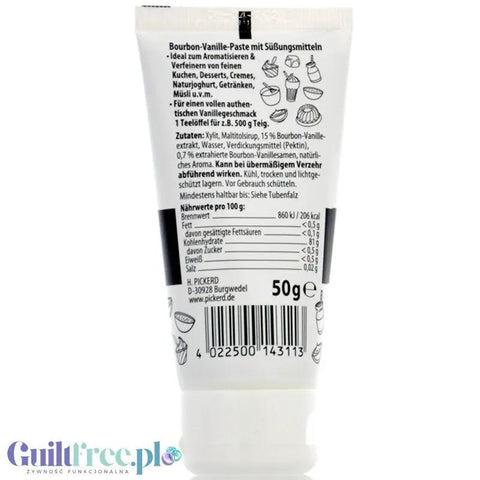 Pickerd Bourbon Vanille Paste - wegańska pasta waniliowa bez cukru i alkoholu by Pickerd (pickerd-bourbon-vanille-paste-weganska-pasta-waniliowa-bez-cukru-i-alkoholu)