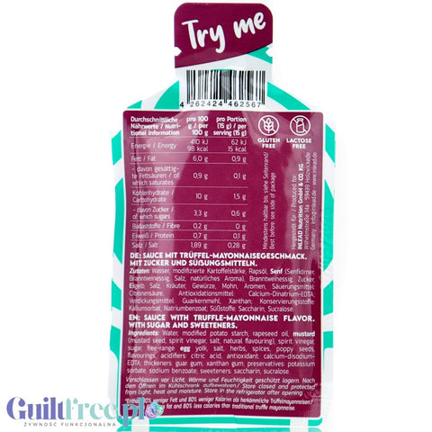 Inlead Premium Sauce Truffle Mayonnaise, saszetka 20g - niskotłuszczowy majonez truflowy bez cukru 80% mniej tłuszczu by InLead (inlead-premium-sauce-truffle-mayonnaise-saszetka-20g-niskotluszczowy-majonez-truflowy-bez-cukru-80-mniej-tluszczu)