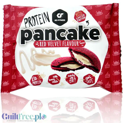 Go Fitness Protein Pancake Red Velvet - czekoladowy naleśnik białkowy z kremem śmietankowym178kcal by Go Fitness (go-fitness-protein-pancake-red-velvet-czekoladowy-nalesnik-bialkowy-z-kremem-smietankowym178kcal)