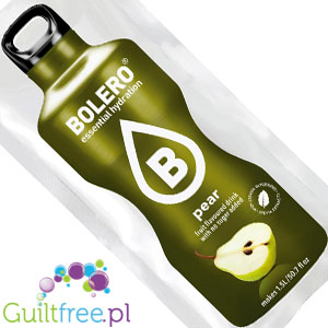 Bolero Drink Pear 9g - saszetka do napojów bez cukru ze stewią, Gruszka by Bolero Drink (bolero-ze-stewia-gruszka-1kcal-mix-na-15l)