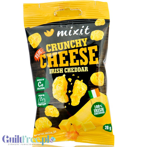 MixIt Crunchy Cheese Irish Cheddar 20g - chrupiące kosteczki sera bez węglowodanów by Mix.It (mixit-crunchy-cheese-irish-cheddar-20g-chrupiace-kosteczki-sera-bez-weglowodanow)