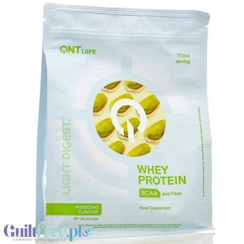 QNT Life Whey Protein Pistachio - odżywka białkowa z błonnikiem i BCAA, smak pistacjowy by QNT (qnt-life-whey-protein-pistachio-odzywka-bialkowa-z-blonnikiem-i-bcaa-smak-pistacjowy)