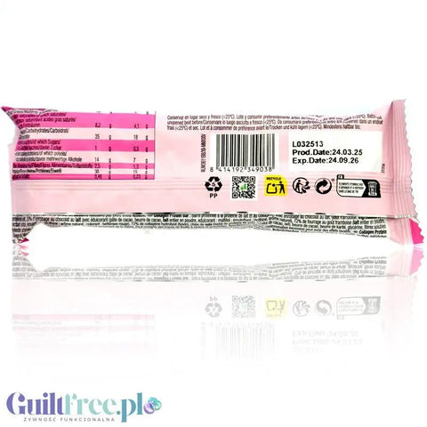 Weider Betty's Collagen Protein Bar Choco Raspberry - baton proteinowy z kolagenem, Malina & Czekolada by WEIDER® (weider-betty-s-collagen-protein-bar-choco-raspberry-baton-proteinowy-z-kolagenem-malina-czekolada)