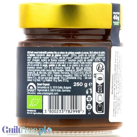 Bett'r Hazelnut Cocoa Protein Spread - wegański krem proteinowy z orzechów laskowych z czekoladą bez dodatku cukru by Bett'r (Smart Organic) (bett-r-hazelnut-cocoa-protein-spread-weganski-krem-proteinowy-z-orzechow-laskowych-z-czekolada-bez-dodatku-cukru)