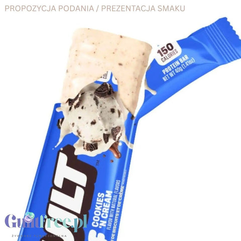 Built Bar Protein Puffs Cookies 'N Cream - proteinowy baton marshmallow w czekoladzie 17g białka & 150kcal by Built (built-bar-protein-puffs-cookies-n-cream-proteinowy-baton-marshmallow-w-czekoladzie-17g-bialka-140kcal)