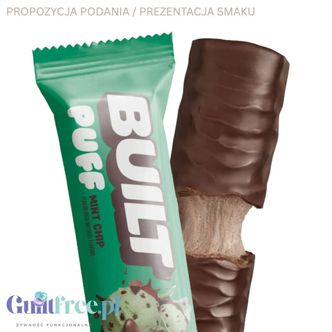 Built Bar Protein Puffs Mint Chip - proteinowy baton marshmallow w czekoladzie 17g białka & 140kcal by Built (built-bar-protein-puffs-mint-chip-proteinowy-baton-marshmallow-w-czekoladzie-17g-bialka-140kcal)