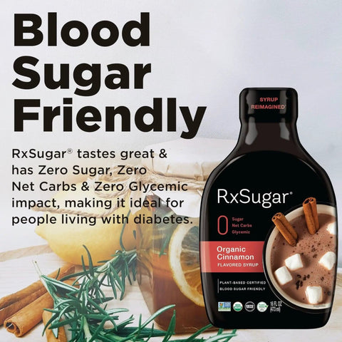 RxSugar Allulose 473ml, Cinnamon - słodzik, alluloza w płynnym syropie, smak cynamonowy by guiltfrii.com (rxsugar-allulose-473ml-cinnamon-slodzik-alluloza-w-plynnym-syropie-smak-cynamonowy)