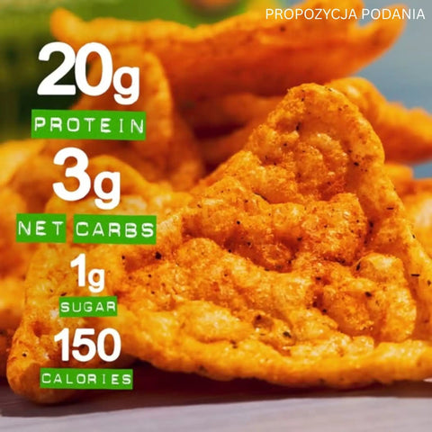 Legendary Popped Protein Chips, Jalapeno Cheddar - pikantne chipsy proteinowe 20g białka, smak Ser & Papryczka by Legendary Foods (legendary-popped-protein-chips-jalapeno-cheddar-pikantne-chipsy-proteinowe-20g-bialka-smak-ser-papryczka)
