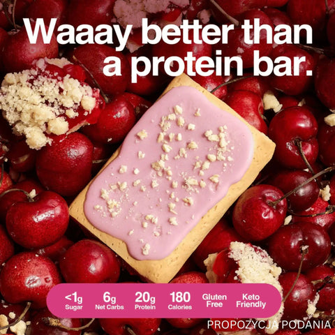 Legendary Foods Tasty Pastry Cherry Crumble - nadziewane ciacho na ciepło bez cukru, jak Pop Tarts by Legendary Foods (legendary-foods-tasty-pastry-cherry-crumble-nadziewane-ciacho-na-cieplo-bez-cukru-jak-pop-tarts)