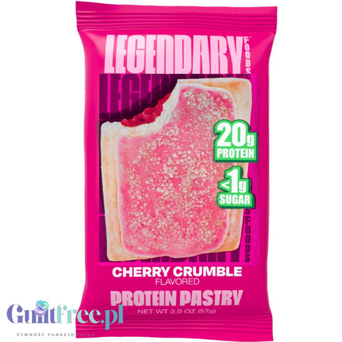 Legendary Foods Tasty Pastry Cherry Crumble - nadziewane ciacho na ciepło bez cukru, jak Pop Tarts by Legendary Foods (legendary-foods-tasty-pastry-cherry-crumble-nadziewane-ciacho-na-cieplo-bez-cukru-jak-pop-tarts)