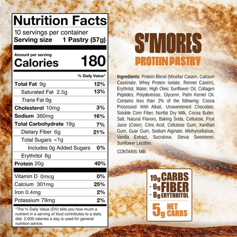 Legendary Foods Tasty Pastry S'mores - nadziewane ciacho na ciepło bez cukru, jak Pop Tarts by Legendary Foods (legendary-foods-tasty-pastry-s-mores-nadziewane-ciacho-na-cieplo-bez-cukru-jak-pop-tarts)