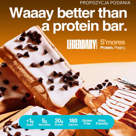 Legendary Foods Tasty Pastry S'mores - nadziewane ciacho na ciepło bez cukru, jak Pop Tarts by Legendary Foods (legendary-foods-tasty-pastry-s-mores-nadziewane-ciacho-na-cieplo-bez-cukru-jak-pop-tarts)