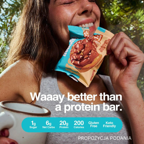 Legendary Foods Protein Sweet Roll Caramel Sticky Bun - proteinowe zawijane ciacho z karmelem i cynamonem bez cukru 20g białka by Legendary Foods (legendary-foods-protein-sweet-roll-caramel-sticky-bun-proteinowe-zawijane-ciacho-czekoladowe-bez-cukru-20g-bialka)
