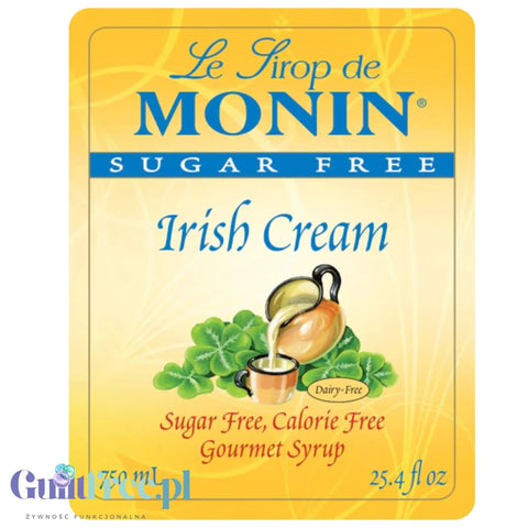 Monin Sugar Free Irish Cream Syrup, 0,75L USA - syrop bez cukru i kalorii do kawy, smak malina by Monin (monin-sugar-free-irish-cream-syrup-075l-usa-syrop-bez-cukru-i-kalorii-do-kawy-smak-malina)