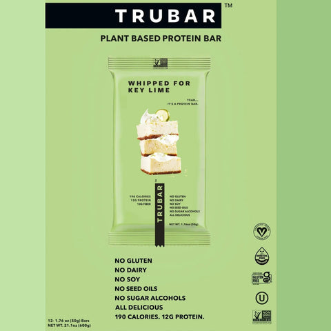 TRUBAR Whipped for Key Lime - wegański baton proteinowy bez soi, glutenu i słodzików by TRUWOMEN (trubar-whipped-for-key-lime-weganski-baton-proteinowy-bez-soi-glutenu-i-slodzikow)