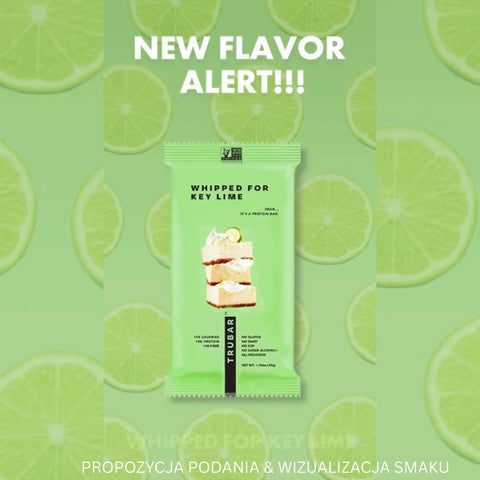 TRUBAR Whipped for Key Lime - wegański baton proteinowy bez soi, glutenu i słodzików by TRUWOMEN (trubar-whipped-for-key-lime-weganski-baton-proteinowy-bez-soi-glutenu-i-slodzikow)