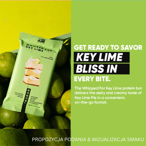 TRUBAR Whipped for Key Lime - wegański baton proteinowy bez soi, glutenu i słodzików by TRUWOMEN (trubar-whipped-for-key-lime-weganski-baton-proteinowy-bez-soi-glutenu-i-slodzikow)