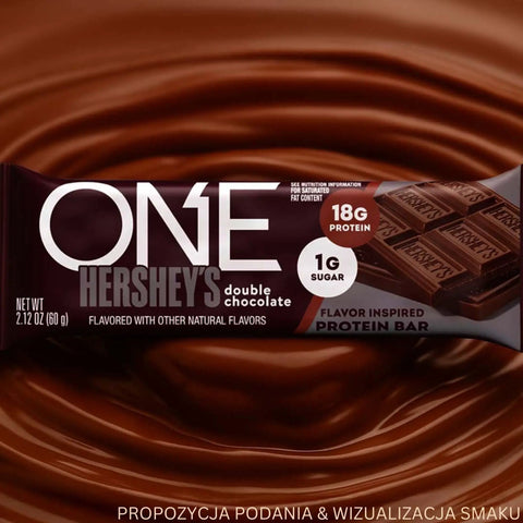 ONE Bar Hershey's Double Chocolate - baton proteinowy 18g białka z czekoladą Hersheys by ONE Bar (aka OhYeah! ISS Research)) (one-bar-hershey-s-double-chocolate-baton-proteinowy-18g-bialka-z-czekolada-hersheys)