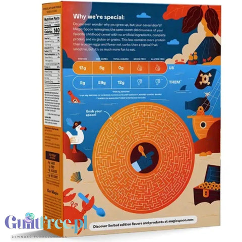 Magic Spoon Chocolate Chip Cookie - proteinowe keto płatki śniadaniowe bez glutenu, soi i cukru, smak Ciasteczka z Czekoladą by Magic Spoon (magic-spoon-chocolate-chip-cookie-proteinowe-keto-platki-sniadaniowe-bez-glutenu-soi-i-cukru-smak-ciasteczka-z-czekolada)