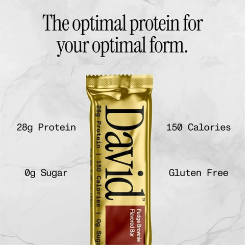 David Protein Bar Fudge Brownie 62g by David Bar (david-protein-bar-fudge-brownie-62g)