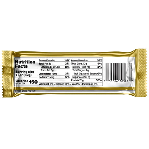 David Protein Bar Cinnamon Roll 62g by David Bar (david-protein-bar-cinnamon-roll-62g)