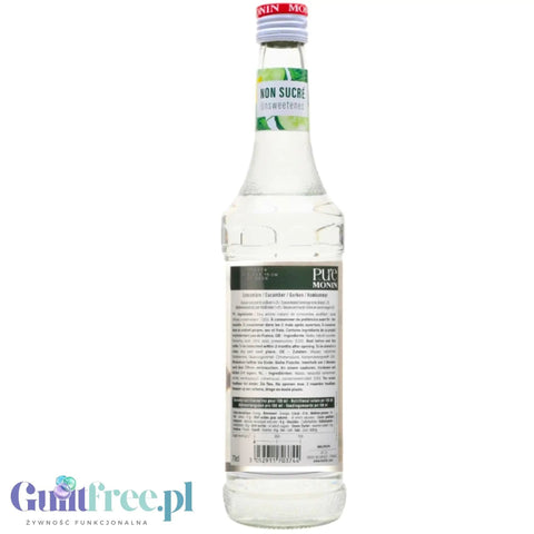 Monin Pure Non Sucré Cucumber - niesłodzony syrop koncentrat bez cukru i słodzików z naturalnymi aromatami by Monin (monin-pure-non-sucre-cucumber-nieslodzony-syrop-koncentrat-bez-cukru-i-slodzikow-z-naturalnymi-aromatami)