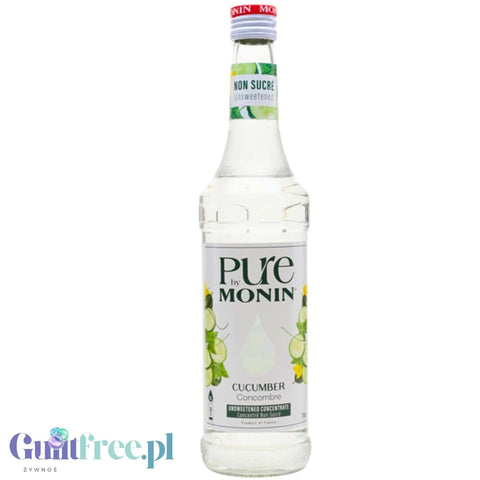 Monin Pure Non Sucré Cucumber - niesłodzony syrop koncentrat bez cukru i słodzików z naturalnymi aromatami by Monin (monin-pure-non-sucre-cucumber-nieslodzony-syrop-koncentrat-bez-cukru-i-slodzikow-z-naturalnymi-aromatami)