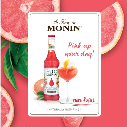 Monin Pure Non Sucré Pink Grapefruit - niesłodzony syrop koncentrat bez cukru i słodzików z naturalnymi aromatami by Monin (monin-pure-non-sucre-pink-grapefruit-nieslodzony-syrop-koncentrat-bez-cukru-i-slodzikow-z-naturalnymi-aromatami)