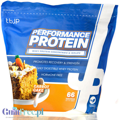 TBJP Performance Protein Whey & Isolate Carrot Cake 2kg- odżywka białkowa WPC & WPI, smak Ciasto Marchewkowe by TBJP (tbjp-performance-protein-whey-isolate-carrot-cake-2kg)