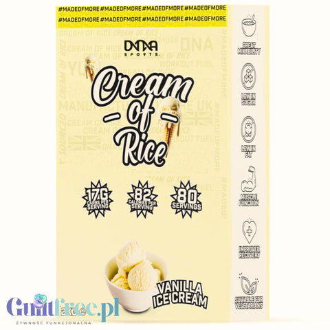 DNA Sports Cream of Rice, Vanilla Ice Cream 2kg - kleik ryżowy bez cukru, smak Lody Waniliowe by DNA Sports (dna-sports-cream-of-rice-vanilla-ice-cream-2kg-kleik-ryzowy-bez-cukru-smak-lody-waniliowe)