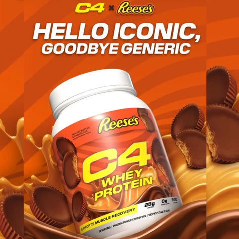 C4 Whey Protein Reese’s® Peanut Butter & Chocolate 481g - jedyna oryginalna odżywka białkowa Reese's by Cellucor (C4) (c4-whey-protein-reeses-peanut-butter-chocolate-481g-jedyna-oryginalna-odzywka-bialkowa-eese-s)
