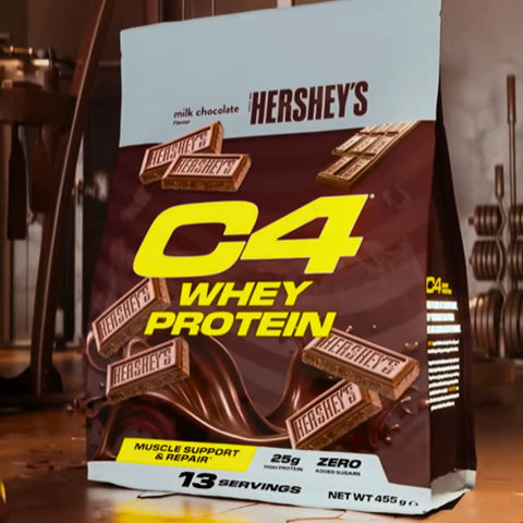 C4 Whey Protein Hershey's® 455g - jedyna oryginalna odżywka białkowa Hershey´s by Cellucor (C4) (c4-whey-protein-hershey-s-455g-jedyna-oryginalna-odzywka-bialkowa-hersheys)