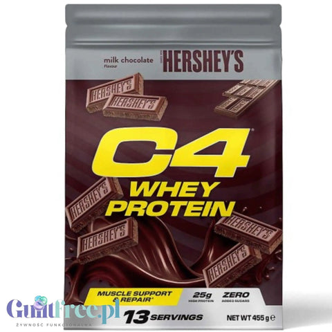 C4 Whey Protein Hershey's® 455g - jedyna oryginalna odżywka białkowa Hershey´s by Cellucor (C4) (c4-whey-protein-hershey-s-455g-jedyna-oryginalna-odzywka-bialkowa-hersheys)