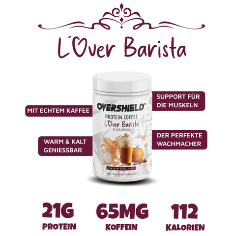Overshield® Protein Coffee L'Over Barista Pumpkin Spice Latte - kawa proteinowa 21g białka by Overshield (overshield-protein-coffee-l-over-barista-pumpkin-spice-latte-kawa-proteinowa-21g-bialka)