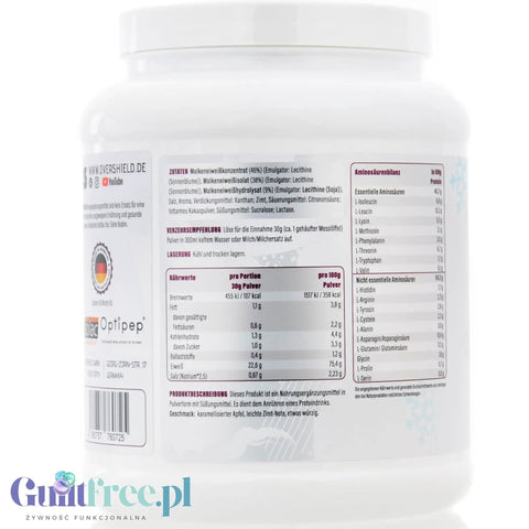 Overshield Crème de la Crème Whey Bratapfel - kremowe deserowe białko, odżywka WPC & WPI smak Pieczone Jabłko by Overshield (overshield-creme-de-la-creme-whey-bratapfel-kremowe-deserowe-bialko-odzywka-wpc-wpi-smak-pieczone-jablko)