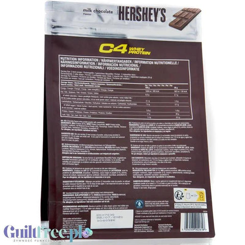 C4 Whey Protein Hershey's® 455g - jedyna oryginalna odżywka białkowa Hershey´s by Cellucor (C4) (c4-whey-protein-hershey-s-455g-jedyna-oryginalna-odzywka-bialkowa-hersheys)