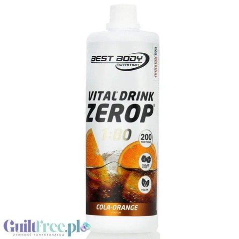 Vital Drink Cola-Orange 1L - koncentrat do napojów bez cukru z witaminami by Best Body Nutrition (vital-drink-cola-orange-1l-koncentrat-do-napojow-bez-cukru-z-witaminami)