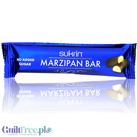 Sukrin Marzipan 38g - marcepan bez cukru ze stewią i erytrolem, 5g węglowodanów netto by Sukrin (sukrin-marzipan-38g-marcepan-bez-cukru-ze-stewia-i-erytrolem-5g-weglowodanow-netto)