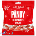 Pandy Berry Canes - żelki błonnikowe bez cukru 45% mniej kalorii, Truskawka i Wanilia by Pandy Protein (pandy-berry-canes-zelki-blonnikowe-bez-cukru-45-mniej-kalorii-truskawka-i-wanilia)