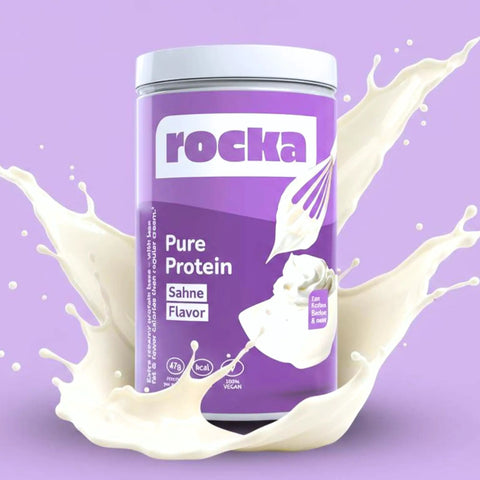 Rocka Nutrition Pure Protein Sahne 750g - niesłodzona wegańska odżywka białkowa smak naturalny by Rocka Nutrition (rocka-nutrition-pure-protein-sahne-750g-nieslodzona-weganska-odzywka-bialkowa-smak-naturalny)